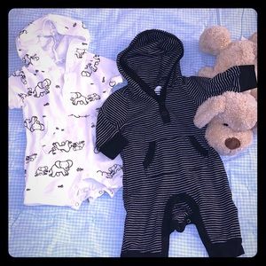 Old Navy Baby shorts and long sleeve Bodysuits